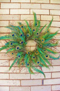 70 Peacock Feather Wreath ideas | feather wreath, peacock feather, feather