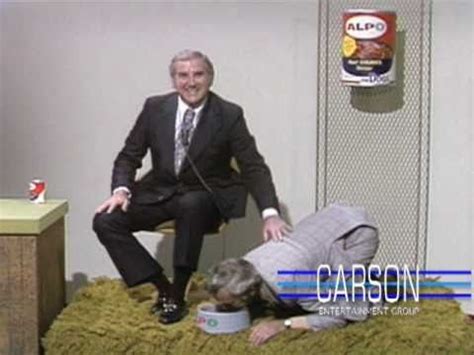 Johnny Carson Bloopers: Johnny Helps with the Alpo Dog Food Ad on Johnny Carson's Tonight Show ...