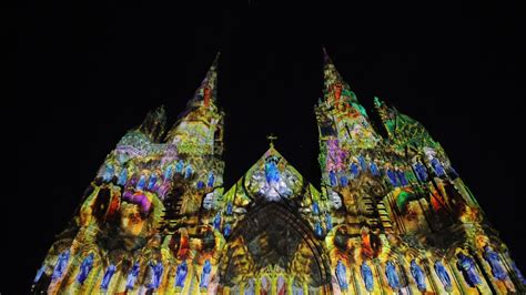 2023 Christmas Light Show at Lichfield Cathedral - We Are Staffordshire