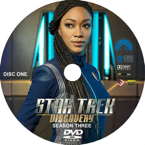 Star Trek Discovery Season 3 (2020) Custom R0 DVD Cover and Labels ...