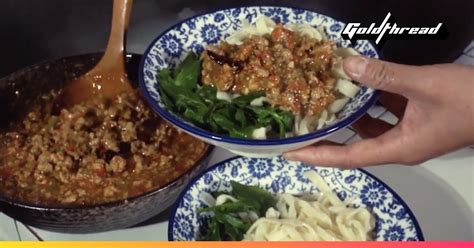 Chinese food influencer Dianxi Xiaoge’s recipe for sweet and spicy noodles | Goldthread