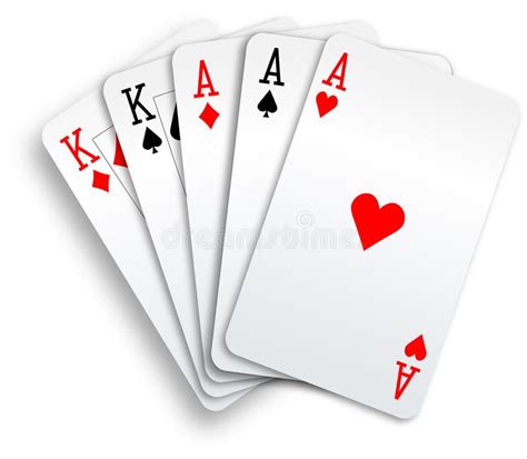 Poker Hand Full House Aces and Kings playing cards. A Poker Hand Full House thre , #ad, #Full, # ...