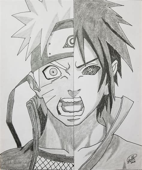 Naruto Sasuke | Dibujos de caras, Mejor dibujo, Naruto anime