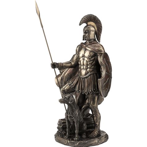 Bronze Odysseus and Argos Statue - WU-1911 - Medieval Collectibles