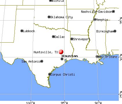 Map Huntsville Texas