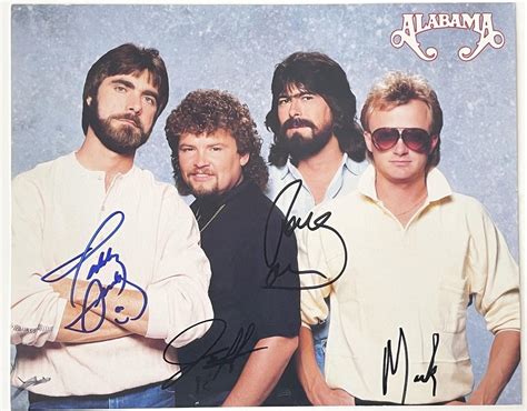 Alabama band signed photo | EstateSales.org