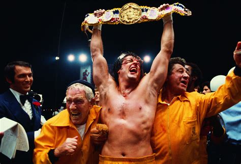 Sylvester Stallone with Belt (Rocky II)