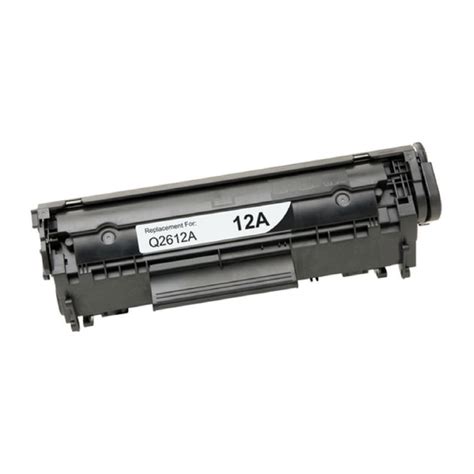 Compatible HP Q2612A (HP 12A) Black Toner Cartridge - White Spider ...