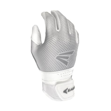 EASTON HYPERLITE Girls' Fastpitch Softball Batting Gloves, Large, White ...