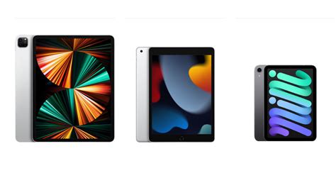 iPad Mini vs iPad vs iPad Air vs iPad Pro: Which New Apple iPad (2021 ...