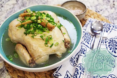 Samgyetang Recipe : Korean Ginseng Chicken Soup, 삼계탕 (蔘鷄湯) - Seonkyoung ...