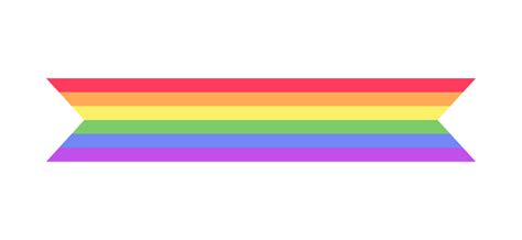 Abstract rainbow ribbon or banner LGBT pride flag. Pride month graphic ...