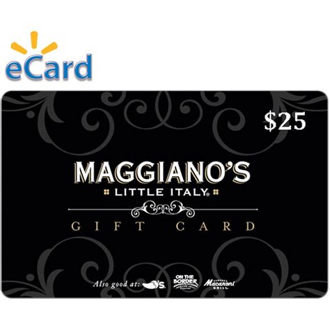 Maggiano's $25 Gift Card (email Delivery) - Walmart.com - Walmart.com