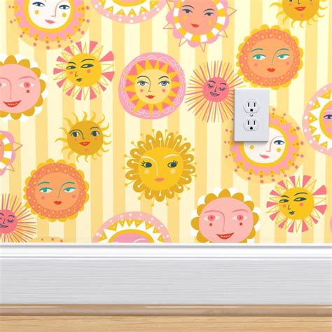 Sunny Days Wallpaper Everyday Sunshine by Miraparadies - Etsy