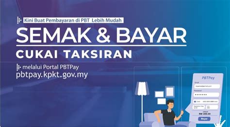 PBTPay : Cara Bayar Cukai Taksiran / Cukai Pintu Secara Online