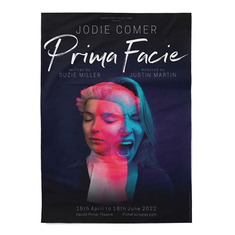 Poster - Prima Facie | Starring Jodie Comer