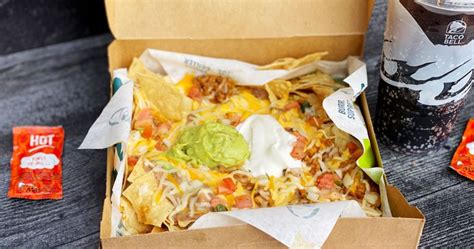 Taco Bell Grande Nachos Box w/ Drink Only $5 + FREE Bean Burrito