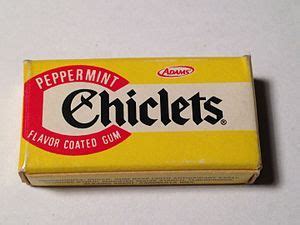 Chiclets - Wikipedia in 2020 | Chiclets, Chewing gum brands, Gum