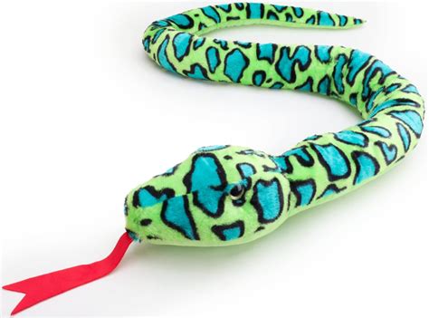 Giant Plush Snake - 180cm - Childrens Soft Toys (GREEN) - Toyland