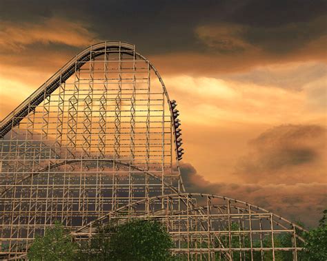 roller, Coaster, Amusement, Park, Fun, Rides, 1roll, Adventure, Summer Wallpapers HD / Desktop ...