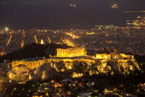 Acropolis by Night, Athens, Greece Stock Photo - Image of europe, international: 103420318