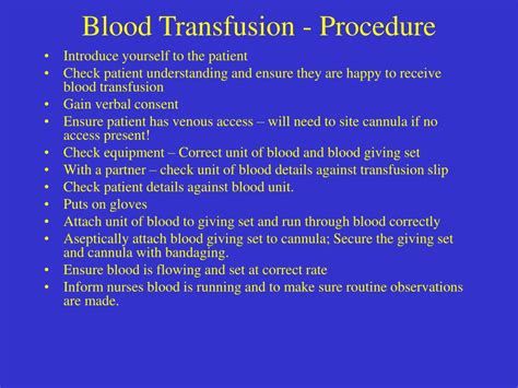 PPT - Module 2 – Blood Transfusion PowerPoint Presentation, free download - ID:50167