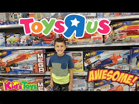 NERF Shopping at TOYS "R" US! Pokemon Toys, Star Wars, Spider-Man ...