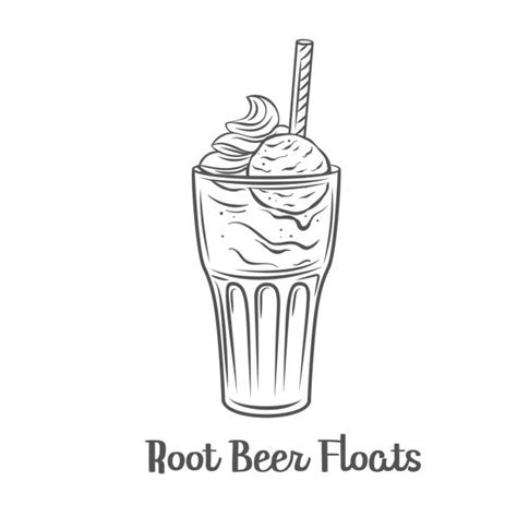 Root Beer Float Icon stock vectors - iStock