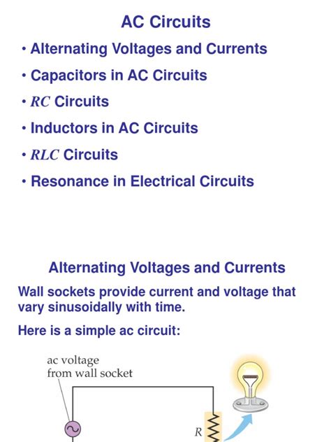 Ac Circuit | PDF | Ac Power | Electrical Network