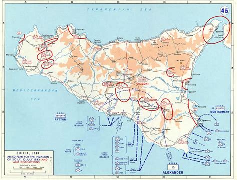 2-AD-EUCMH-Operation Husky-Sicily-1943-Operation Husky - Overall Map - European Center Of ...