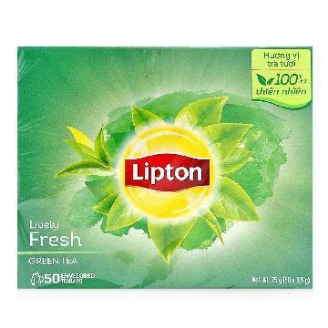 Trà Xanh Lipton Sống Động Tươi Mới Hộp 50 Gói X 1.5G | Shopee Việt Nam