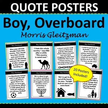 Boy Overboard QUOTE POSTERS by Tea4Teacher | TPT