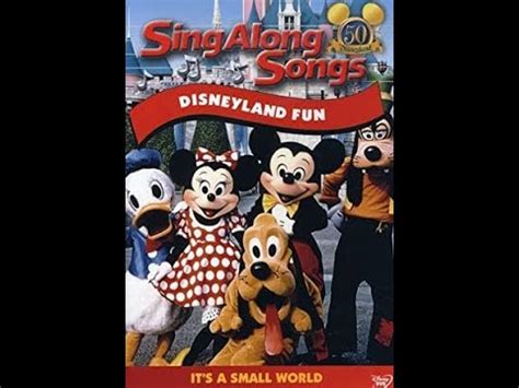 Sneak Peeks from Disney's Sing Along Songs: Disneyland Fun 2005 DVD - YouTube