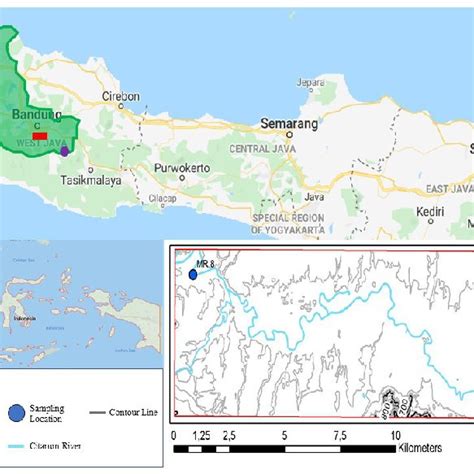 Location map of the research area, showing Citarum River, West Java and... | Download Scientific ...