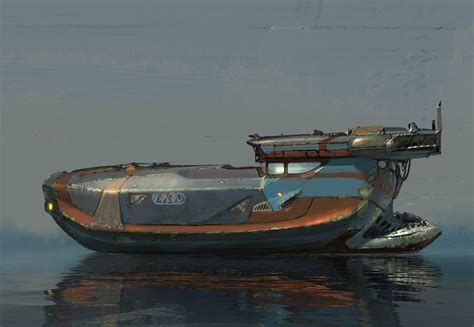 ArtStation - Sci-fi Boat