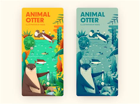 Otter by Rw Studio on Dribbble