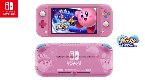 Fan-Art: How A Kirby-Themed Switch Lite Might Look Like – NintendoSoup