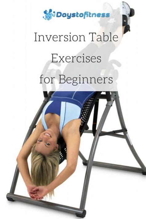 inversion table exercises for beginners pin | Days To Fitness