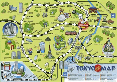 Tokyo Tourist Map | Tokyo tourist, Tokyo tourist map, Tokyo map