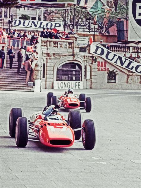 Surtees, Bandini - 1966 Monaco Grand Prix practice —— | Lorenzo bandini ...