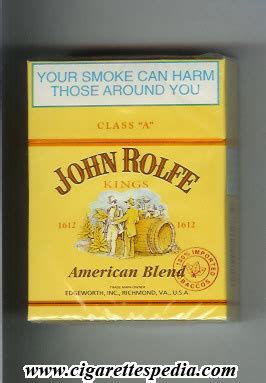 John Rolfe (Kings American Blend) KS-30-H - South Africa - Cigarettes Pedia