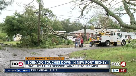 NWS confirms tornado in New Port Richey