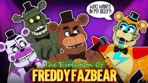 The Evolution Of Freddy Fazbear (FNaF ANIMATED) - YouTube