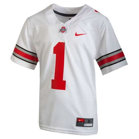 Nike Ohio State Buckeyes Youth Football Jersey - #1 White