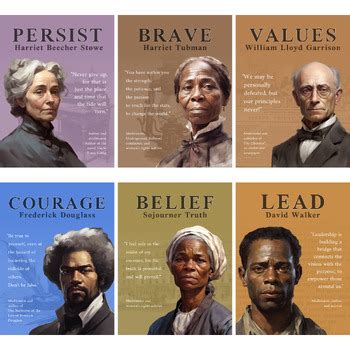 Leaders of the Abolition Printable Poster Pack (6x) | Social Studies ...