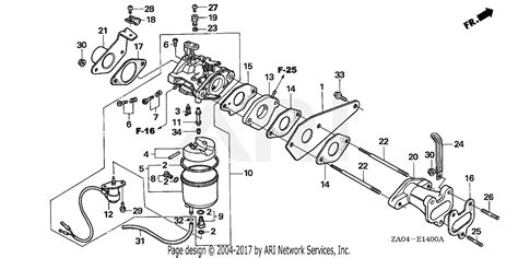 Honda Generator Parts Diagram