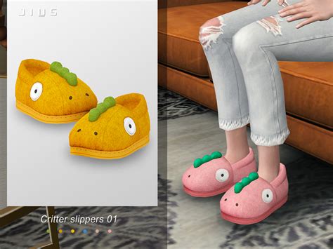 The Sims Resource - Jius-Critter slippers 01