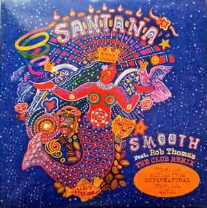 Santana Feat. Rob Thomas – Smooth The Club Remix (1999, Cardboard ...