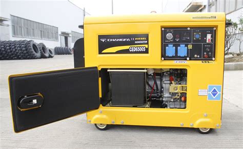 Low Noise 6500 Generator 10HP Air Cooled Diesel Powered - Low Noise Generator and Electric Generator