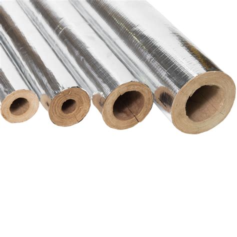 Rockwool Sectional Pipe Insulation - Foil Faced Rock SPI (up to 650 ...